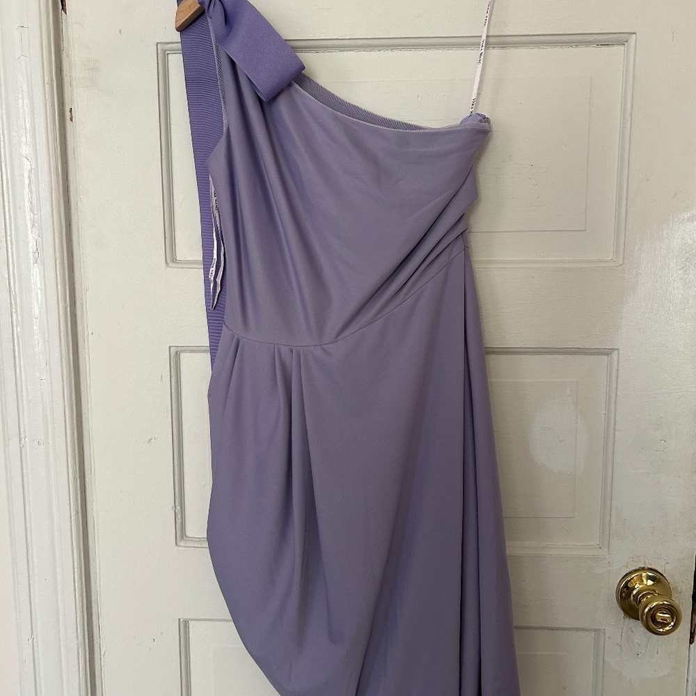 Vera Wang one-shoulder dress size 4